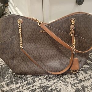 Michael Kors Brown Tote Bag